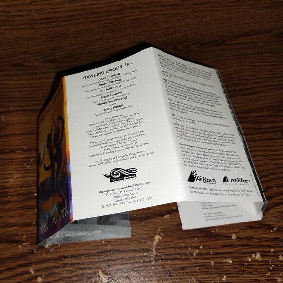 Rawlins Cross- reel 'N' roll on cassette (Ground Swell Records Canada, 1993) - Picture 3 of 4